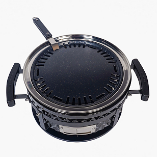 Настольный керамический гриль Diamond Egg Tabletop Grill Цвет: черный для сада
