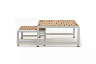 Диванная группа из алюминия Joygarden Maya M Цвет: белый, садовая мебель