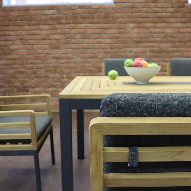 Стул Ideal Patio Egmont Цвет: карбон, чёрный 