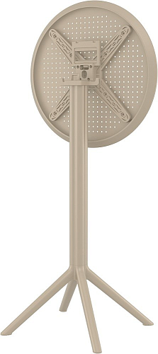 Стол барный Siesta Contract Sky Ø60 Цвет: бежевый, садовая мебель