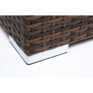 Кашпо 4SIS Лунго, цвет коричневый, уличное оборудование