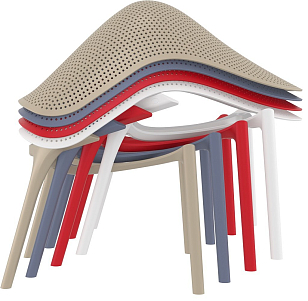 Кресло Siesta Contract Sky Lounge Цвет: белый для дачи Кресло Siesta Contract Sky Lounge Цвет: белый, садовая мебель