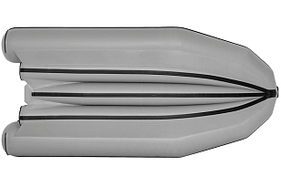 Лодка ПВХ Фрегат 390 FM Light Jet/L/S серая для хобби и пикника