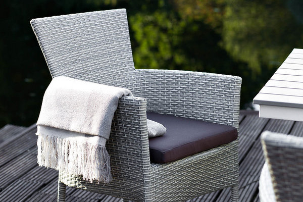 Обеденная группа Joygarden Aroma светло-серая 