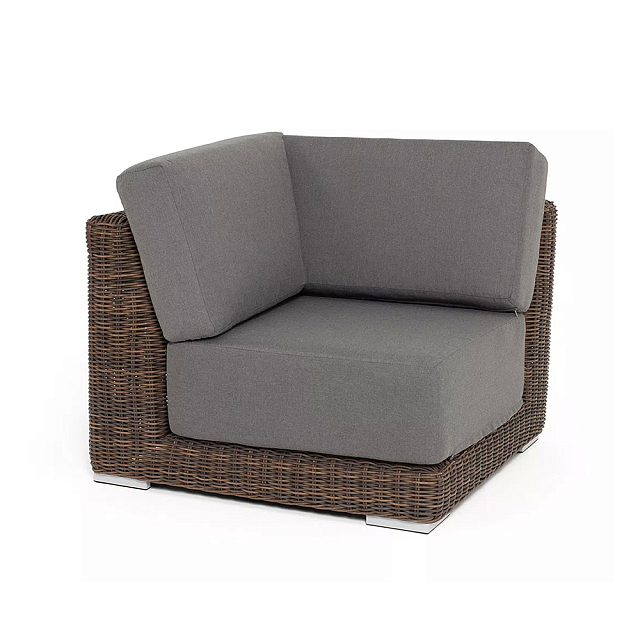 Модуль диванный угловой 4SIS Капри, цвет коричневый 