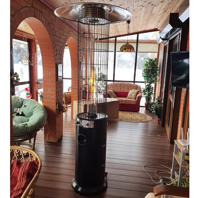 Уличный газовый обогреватель WWT 13D Pro Black 