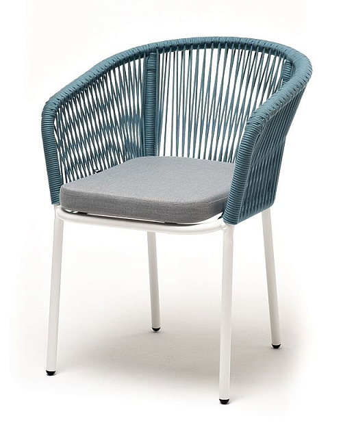 Обеденная группа 4SIS Аркобалено на 4 персоны, цвет белый / мультиколор 