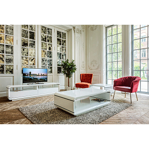 Столик-тумба журнальный Paoli Opus Цвет: белый для дачи Столик-тумба журнальный Paoli Opus Цвет: белый, товары для загородного дома