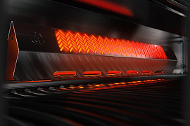 Задняя горелка для вертела