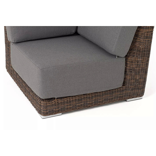 Модуль диванный угловой 4SIS Капри, цвет коричневый 