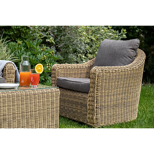 Лаунж зона 4SIS Кон Панна, цвет соломенный, садовая мебель