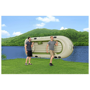 Лодка 4-местная Bestway Voyager X4 350 х 145 для серфинга Лодка 4-местная Bestway Voyager X4 350 х 145