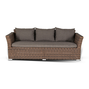 Диван 4SIS Капучино трехместный Цвет: коричневый