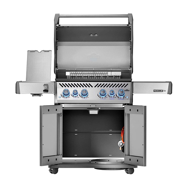гриль газовый napoleon rogue pro-s 525 стальной (с ик горелкой 3/3)