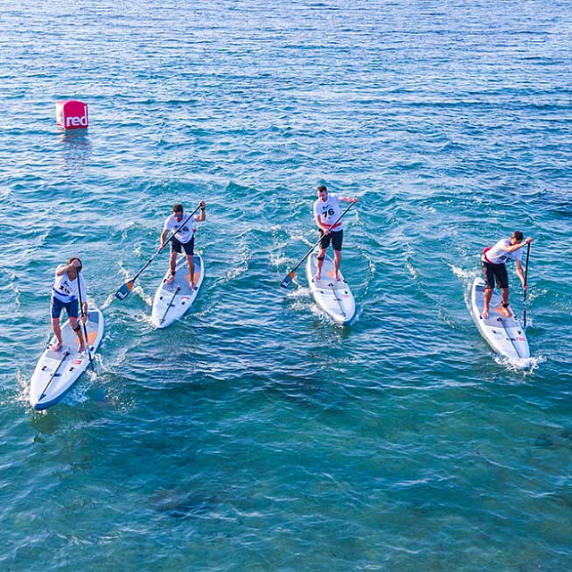 Доска SUP надувная RED PADDLE 2019 14'0"x25" ELITE RSS FFC для серфинга