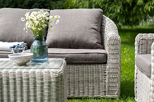 Лаунж зона 4SIS Кон Панна, цвет бежевый, садовая мебель