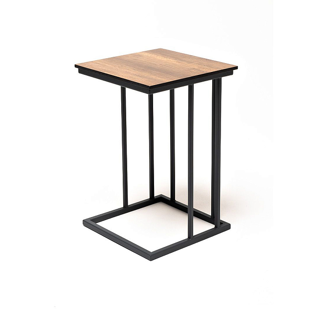 Интерьерный стол 4SIS Тулон 40х40х60 Цвет: дуб, черный 