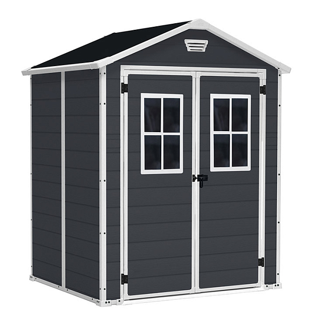 Пластиковый сарай Keter Manor 6x5 DD (два окна) 
