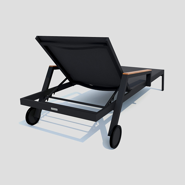 Шезлонг Ideal Patio Sponda Цвет: карбон, серый 