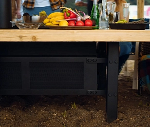 Гриль-очаг Elbrus Home Джентльмены 240х120 (Термостойкая эмаль) для сада