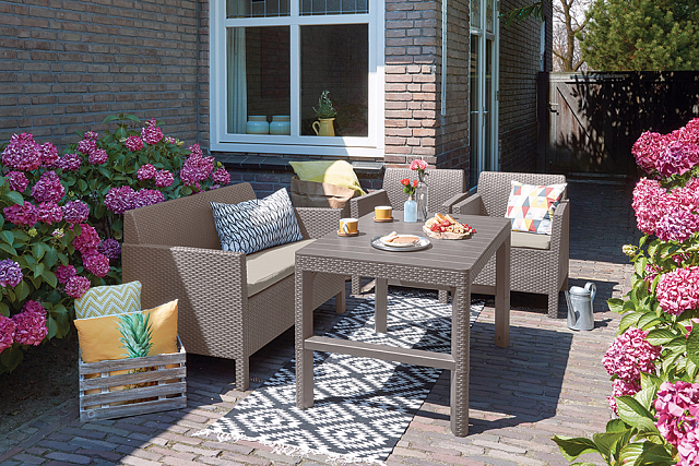 Лаунж зона Keter Orlando Lyon капучино 