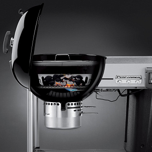 Угольный гриль Weber Performer Deluxe GBS, 57 см, черный