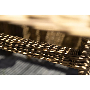 Обеденная группа 4SIS Неаполь, цвет соломенный для дачи Обеденная группа 4SIS Неаполь, цвет соломенный, садовая мебель