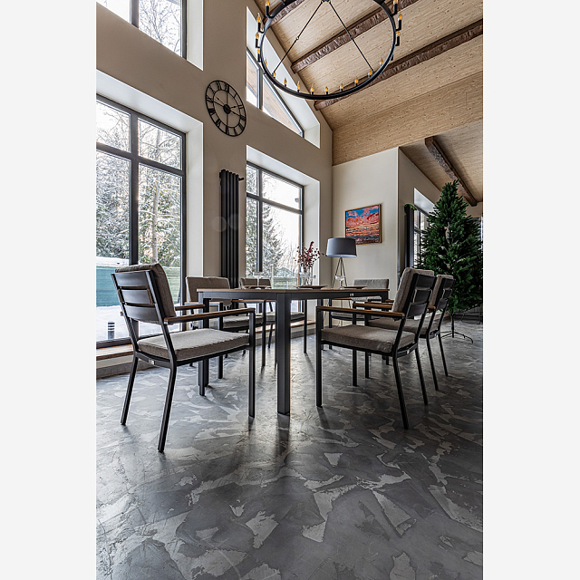 Обеденный комплект Lite Oscar со столешницей из поливуда 