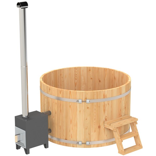 Купель с печкой Baltresto Thermowood Ø1.8 м 
