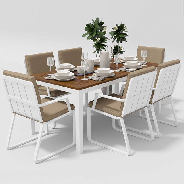 Обеденная зона Gardenini Bella Voglie Beige 180 