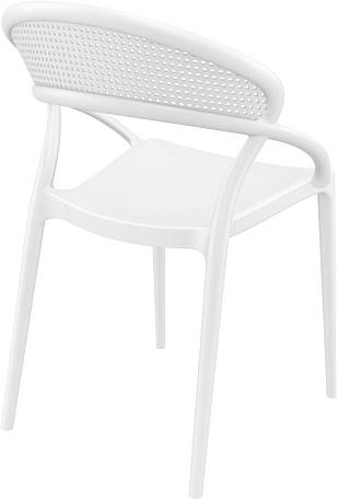 Кресло Siesta Contract Sunset Цвет: белый для дачи Кресло Siesta Contract Sunset Цвет: белый, садовая мебель