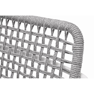 Стул 4SIS Тунис из роупа, цвет серый, садовая мебель