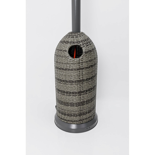 Уличный газовый обогреватель Stalleh Kotte Rattan Grey 