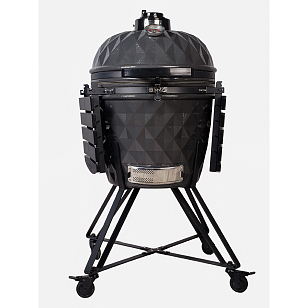 гриль керамический diamond egg xl pro цвет: серый для приготовления пищи гриль керамический diamond egg xl pro цвет: серый для дачи