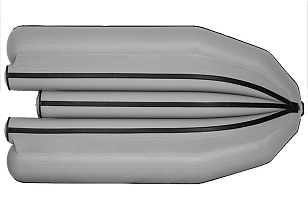 Лодка ПВХ Фрегат 330 FM Light серая для хобби и пикника