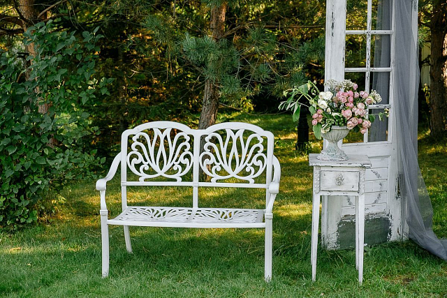 Скамья Вишневый Садъ Классик белая 