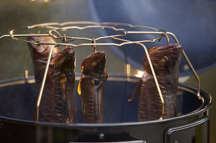 угольный гриль-коптильня rösle smoker f50-s