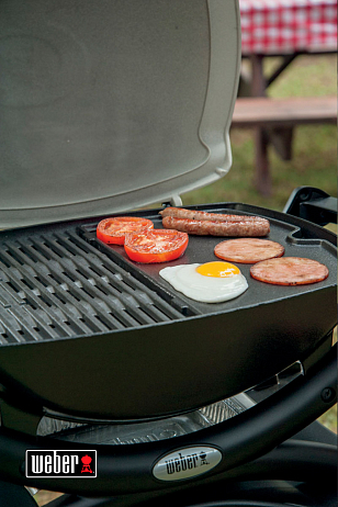 Чугунный противень для грилей Weber Q 1000-й серии для сада