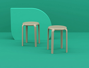 Табурет Siesta Contract Tom 45 Цвет: бежевый, садовая мебель