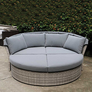 Комплект мебели из искусственного ротанга Lite Scalia Grey, садовая мебель