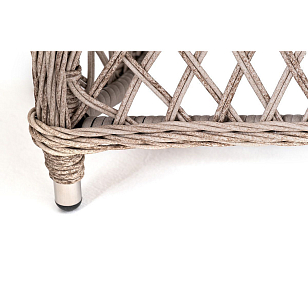 Обеденная группа 4SIS Катания на 6 персон, цвет бежевый, садовая мебель