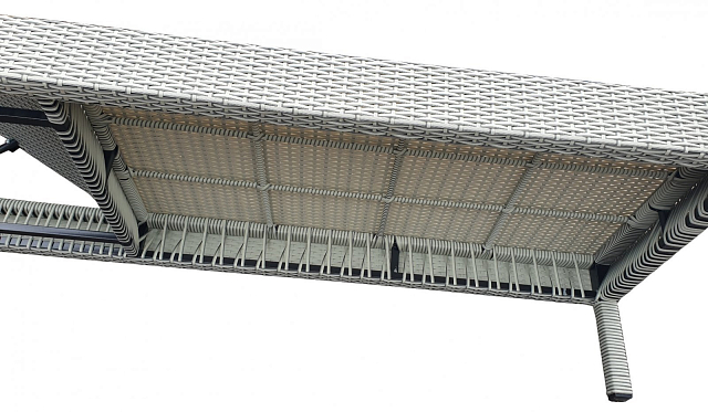 Шезлонг-лежак плетеный Tagliamento GS925 Цвет: белый 