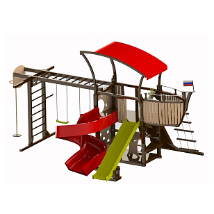 Деревянный городок Leda Адмирал, уличное оборудование