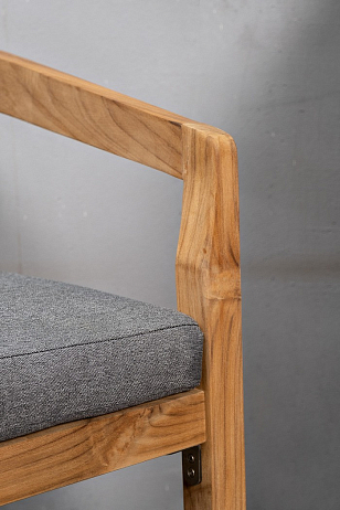 Кресло обеденное из тика Joygarden Vento, садовая мебель