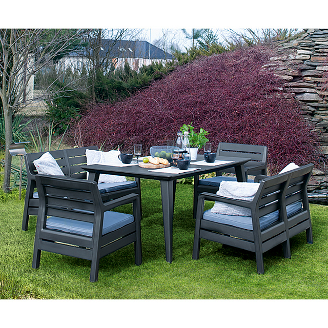 Стол Keter Lima 160 графит 