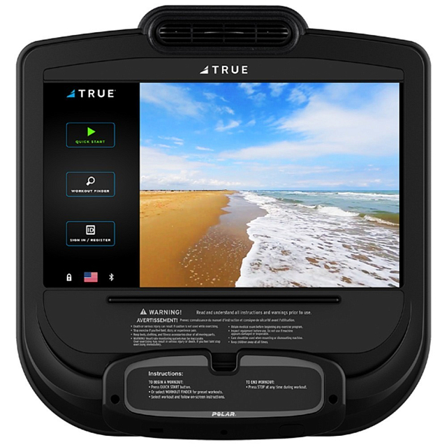 Вертикальный велотренажер True C900 (консоль Envision 16)