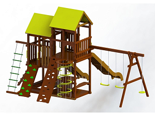 Деревянный городок Leda Домик (3), уличное оборудование