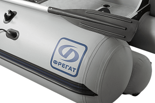 Лодка ПВХ Фрегат 350 FM Light серая для хобби и пикника