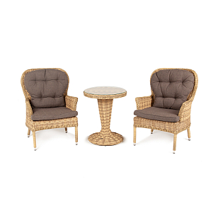 Кофейный комплект 4SIS Алиса Цвет: соломенный, садовая мебель