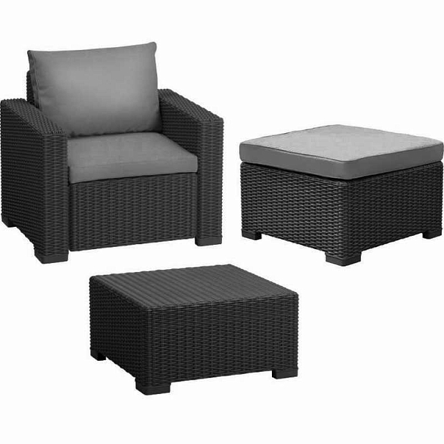 Комплект Keter Moorea set графит 